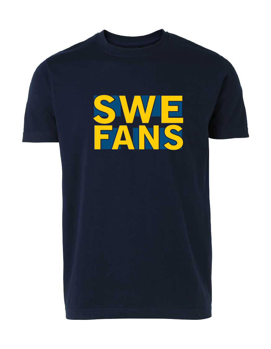 T-shirt SWE Fans Marinblå
