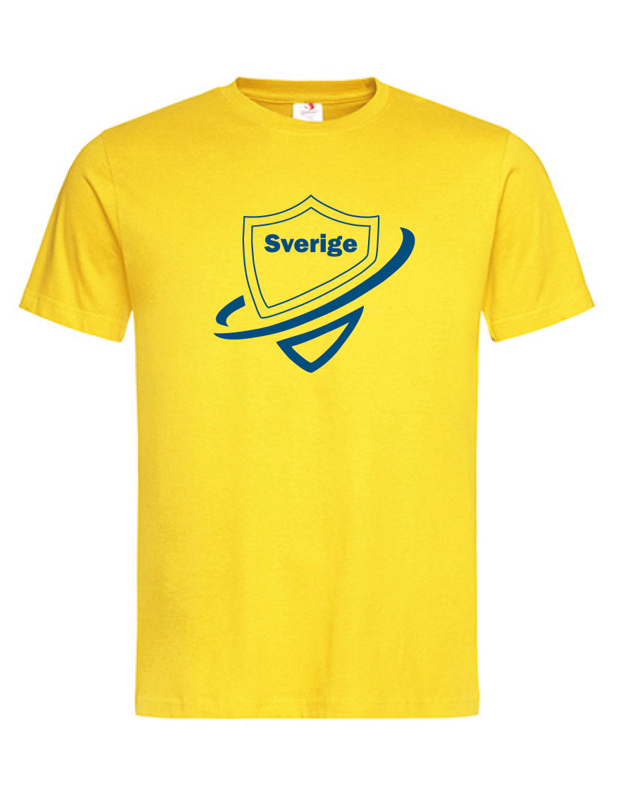 T-shirt sköld Gul